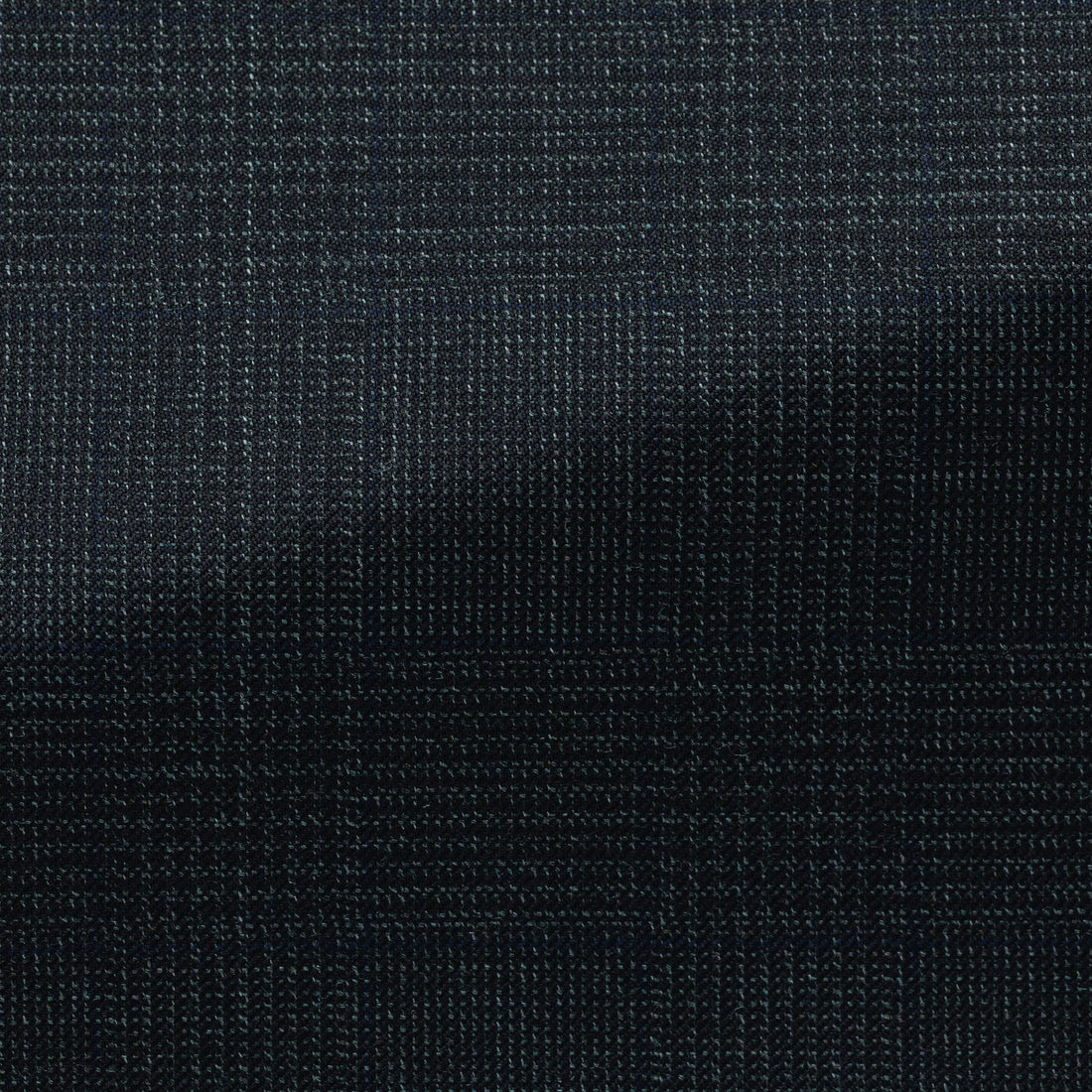 Suit - Loro Piana Dark Green Wool Glencheck with Blue Overcheck 5931 OMJ Clothing