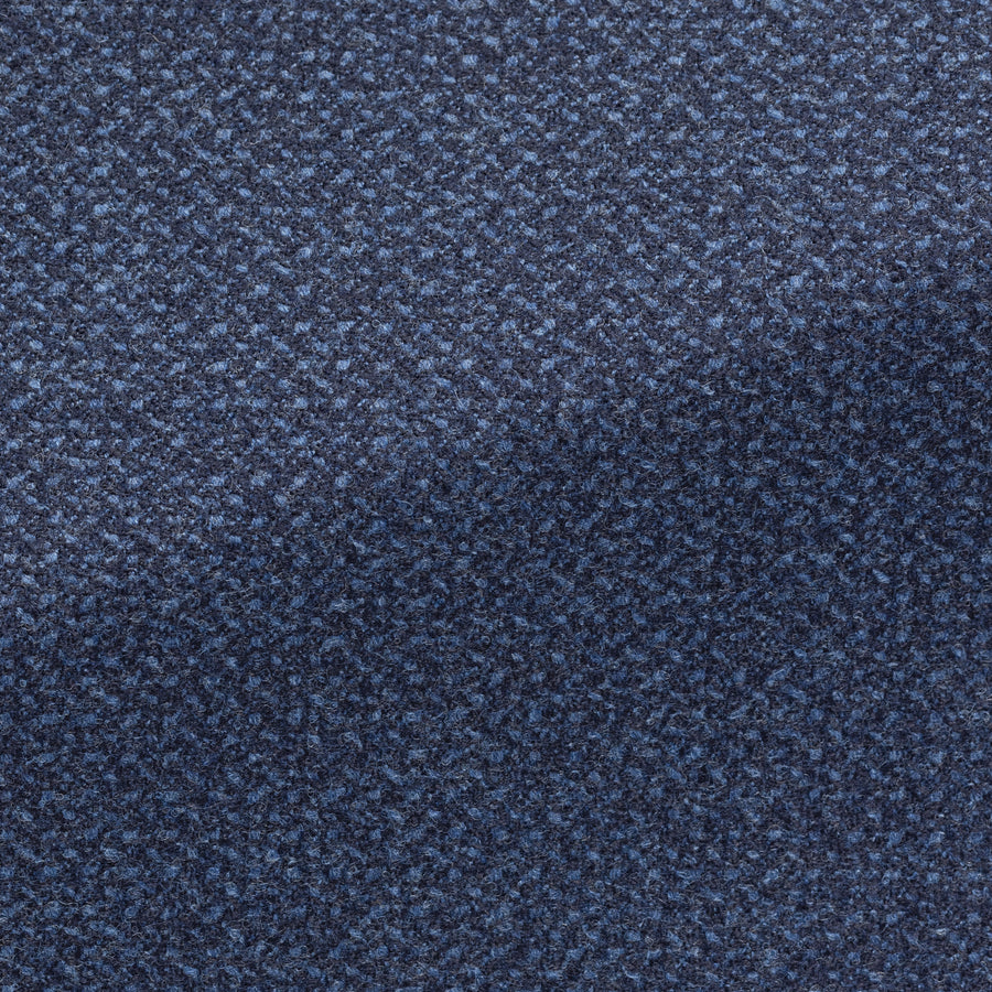 Sport Coat - Loro Piana Dark Blue Stretch Wool with Micro-Dots 9076