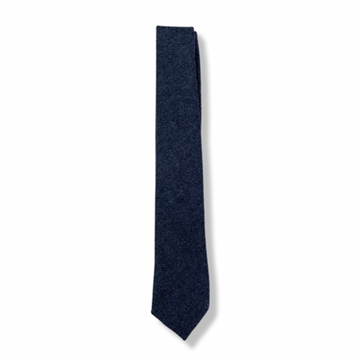 The Navy Herringbone Tie