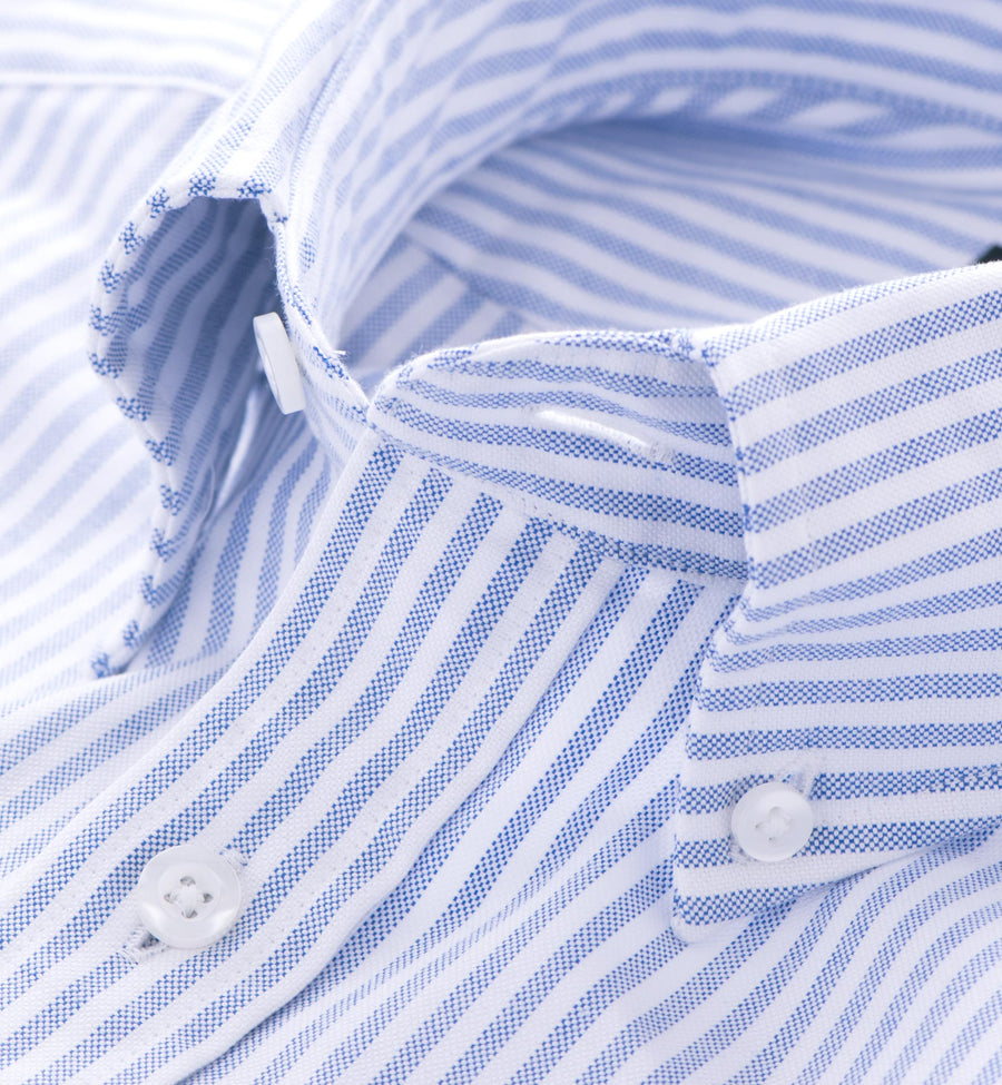 Blue Stripe Oxford