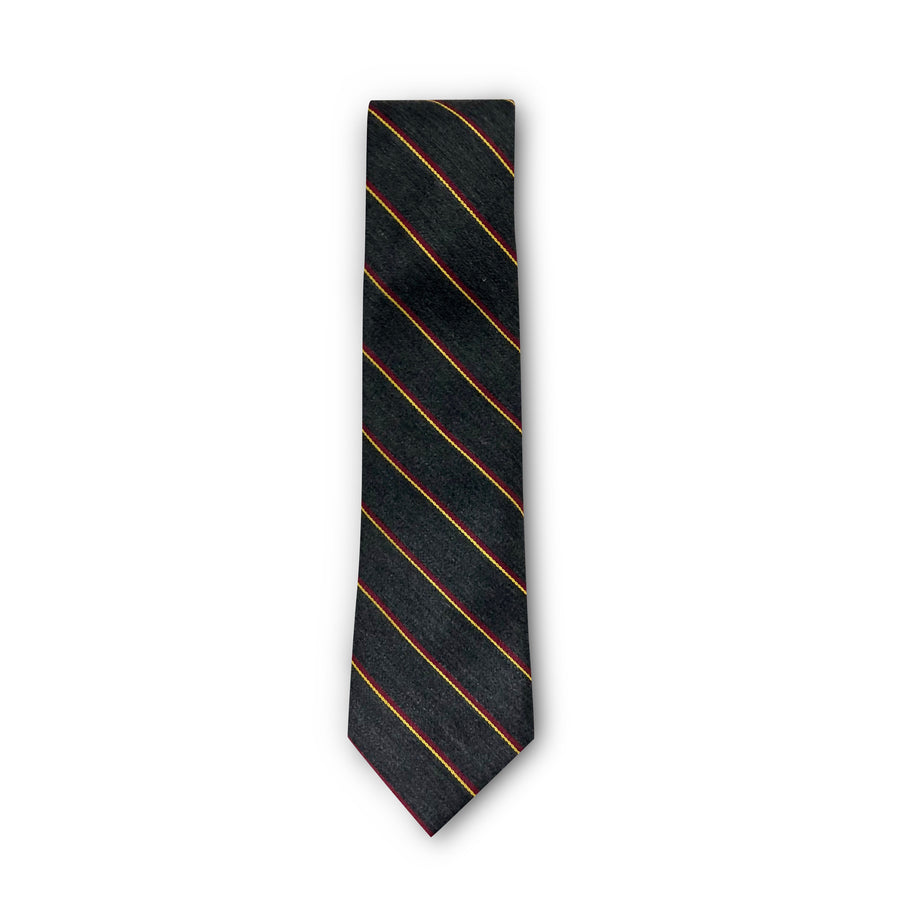 The Grey and Orange Stripe Tie
